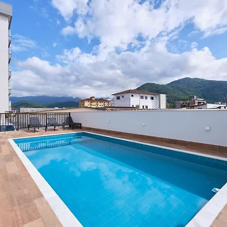 2 Quartos Com Churrasqueira Na Varanda, Piscina, Garagem Interna, Wifi 500Mbps, Ar Condicionado E Telas De Protecao Ubatuba Exterior photo