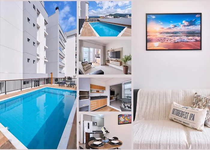 2 Quartos Com Churrasqueira Na Varanda, Piscina, Garagem Interna, Wifi 500Mbps, Ar Condicionado E Telas De Protecao